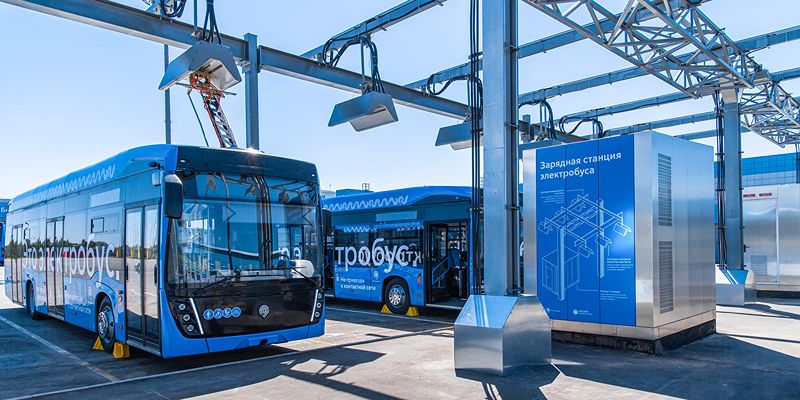 В этом году в Москве появится 94 ультрабыстрые зарядные станции для электробусов — Сергей Собянин