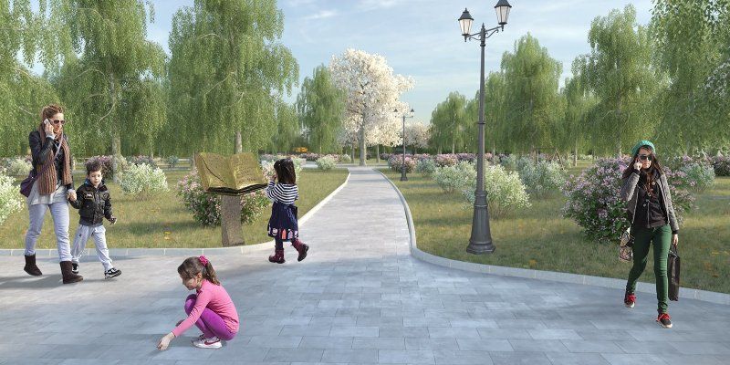 Поле для регби в Детском Черкизовском парке реконструируют
