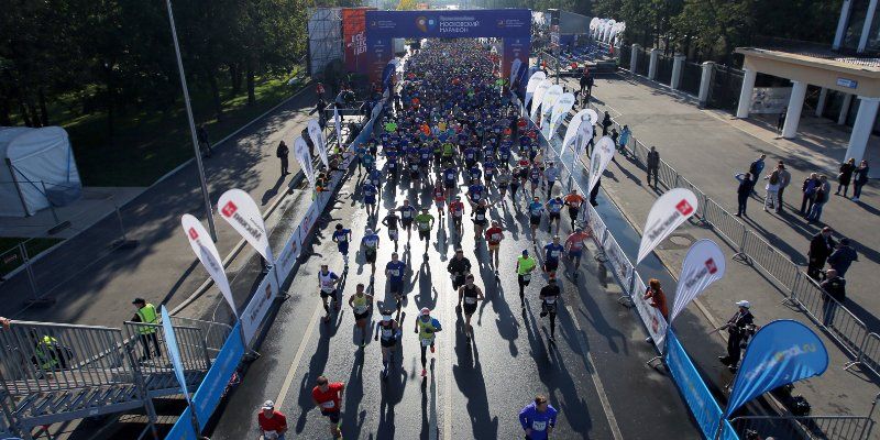 В Московском марафоне приняли участие 30 тысяч человек