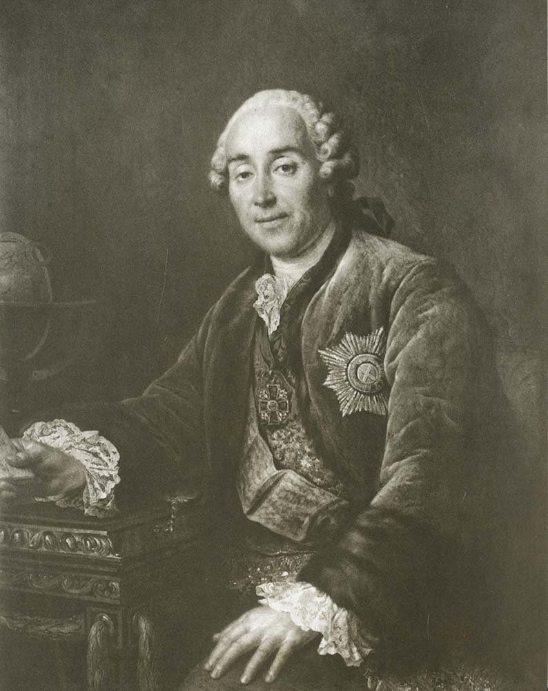 Prince Dmitry Golitsyn. Portrait by François-Hubert Drouet. 1762