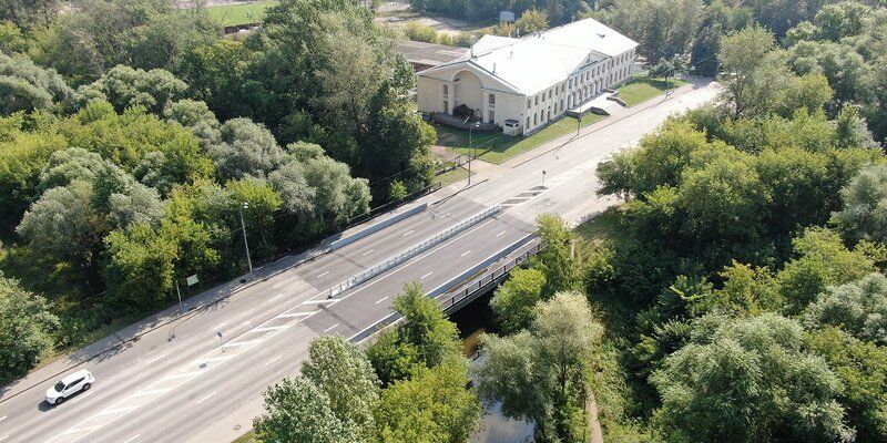 Завершился ремонт моста через Сходню в районе Южное Тушино