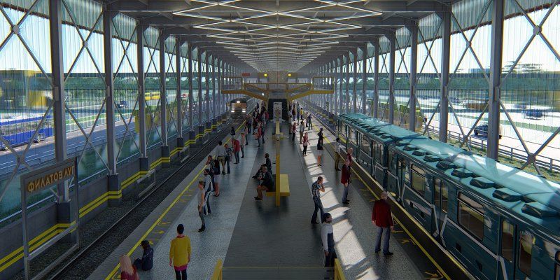 Back to the future: Two new metro stations on the Sokolnicheskaya Line will look like old railway stations