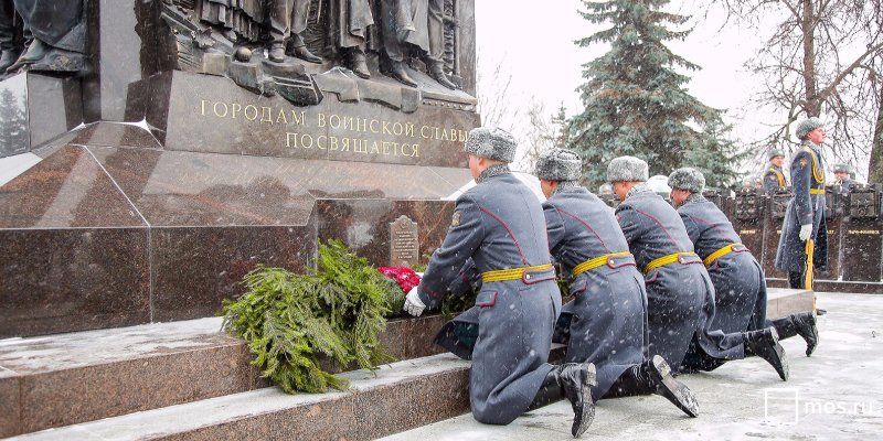 Мемориал в честь городов воинской славы открыли на Поклонной горе