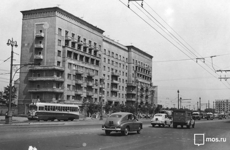 Entuziastov Motorway. Designer: V. Sobolev. July 7, 1954. Glavarhiv