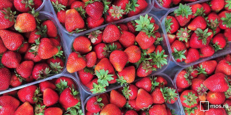 С начала июня в столице продали около 500 тонн клубники и земляники