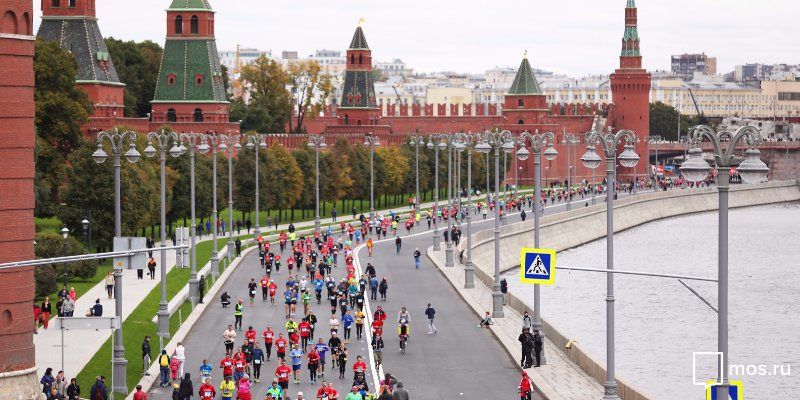 В Московском марафоне примут участие более 30 тысяч бегунов