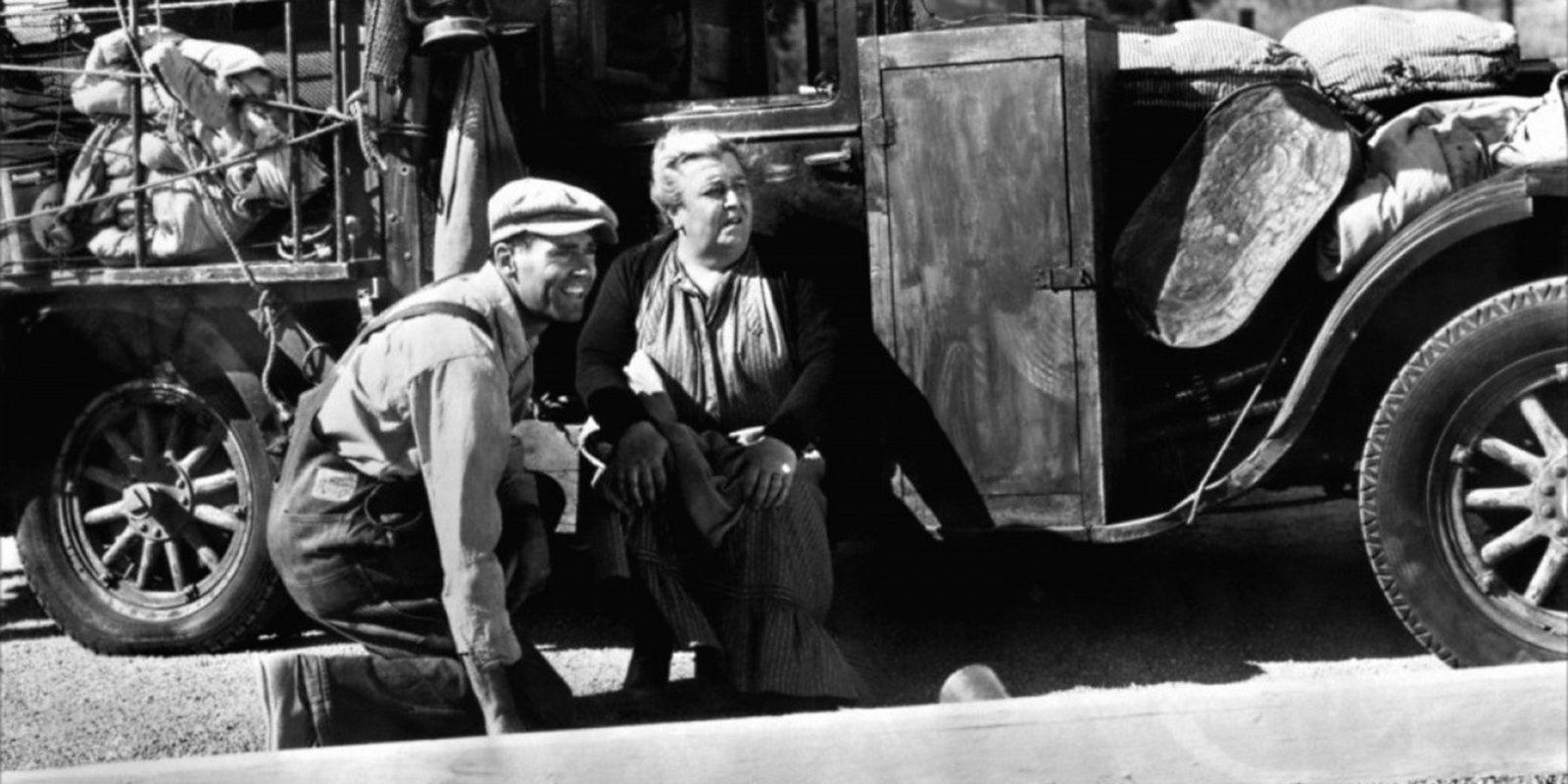 Кадр из фильма &laquo;Гроздья гнева&raquo;. Режиссер&nbsp;Джон Форд. 1940 год