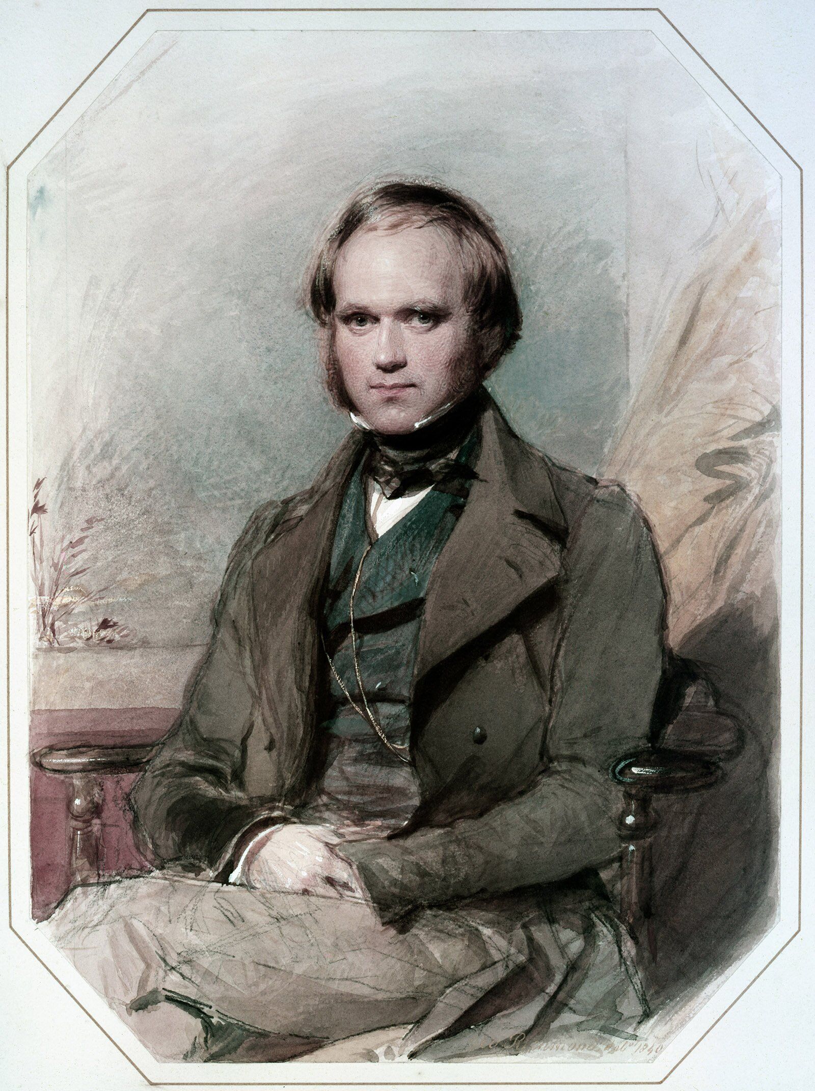 Джордж Ричмонд. Портрет Чарлза Дарвина. 1830-е годы