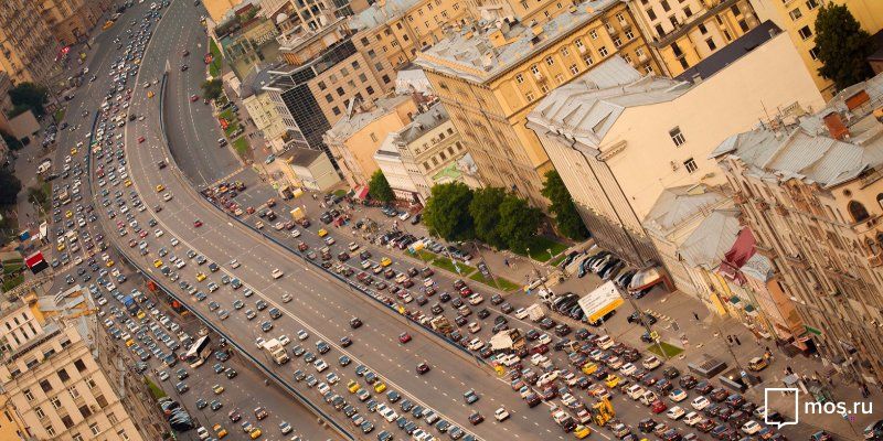 Двусторонняя выделенная полоса появится в центре Москвы