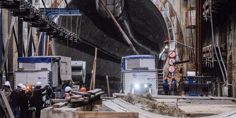 Больше 50 метров тоннеля построят на розовой ветке метро за неделю