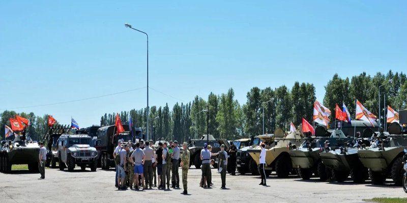 В Москве завершился четвёртый бронепробег «Дорога Мужества»