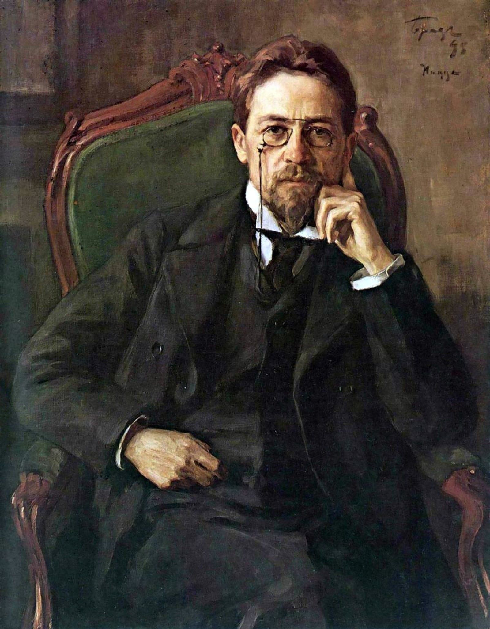 О. Браз. Портрет А.П. Чехова. 1898 год
