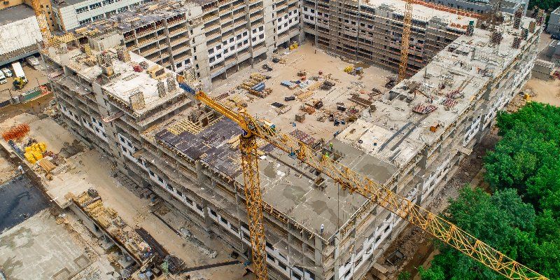Строительство корпусов К1-К3 в жилом комплексе на юге Москвы ведется с опережением графика