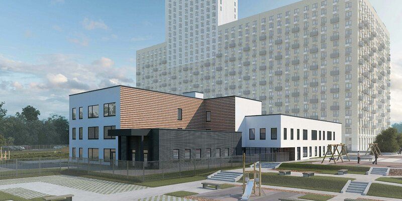 Здание детского сада на улице Поляны оформят в стиле функционализм