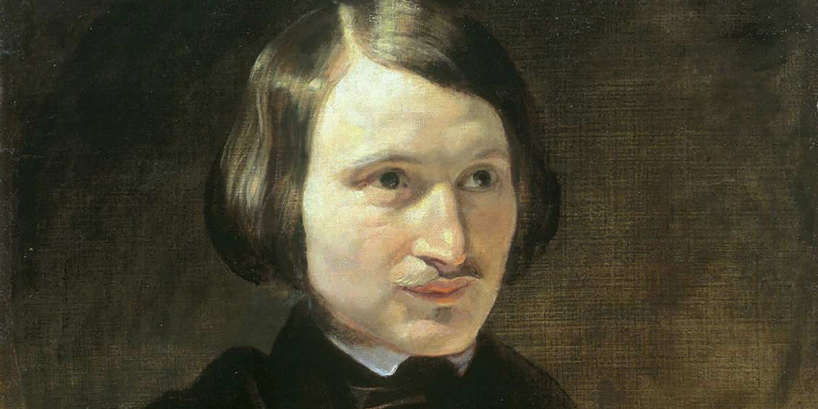 Ф. Мюллер. Портрет Н.В. Гоголя. 1840 год. Фрагмент