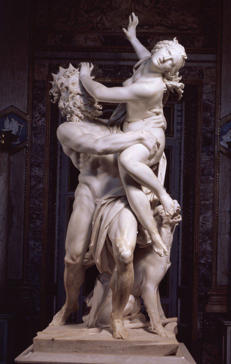 Джованни Лоренцо Бернини. Похищение Прозерпины. 1621–1622 годы. Галерея Боргезе