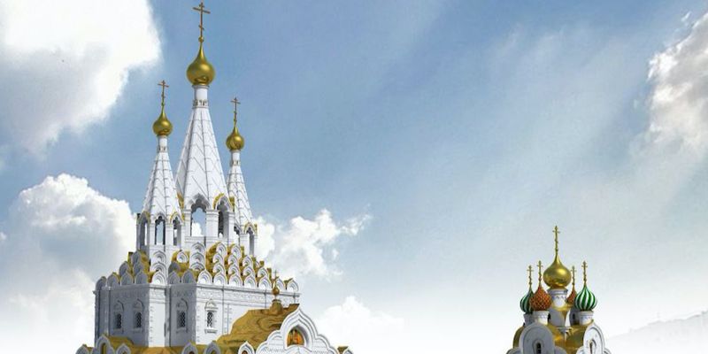 В парке Артема Боровика строится храм в честь святых мучеников Анатолия и Протолеона