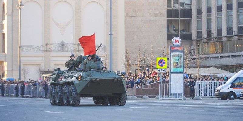 На время репетиции парада Победы перекроют несколько улиц