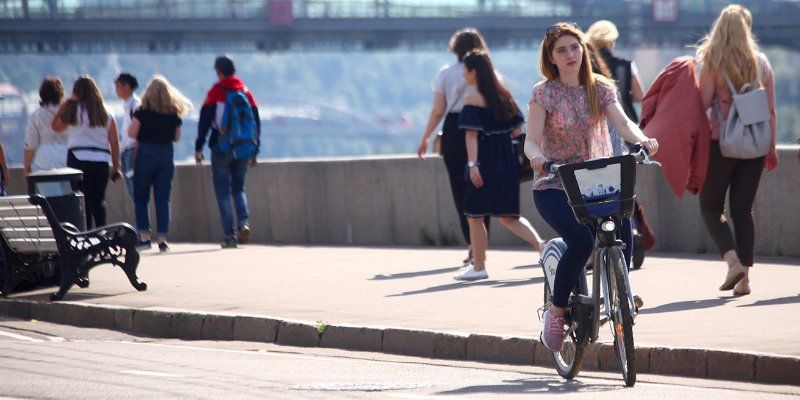 В июле москвичи совершили более 500 тысяч поездок при помощи системы городского велопроката