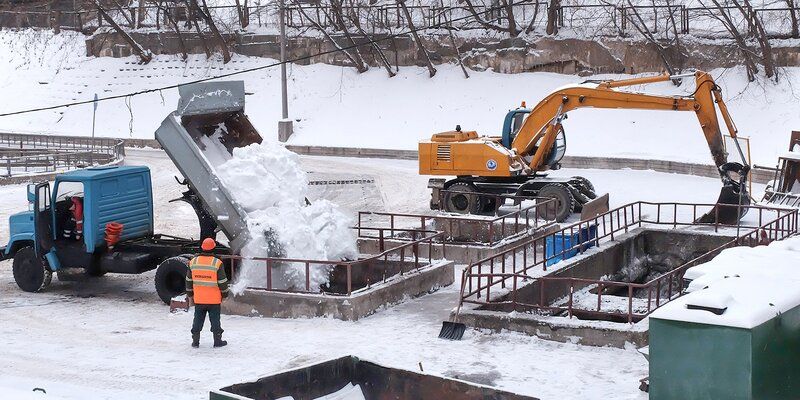 365 тысяч кубометров снега утилизировано в столице за двое суток