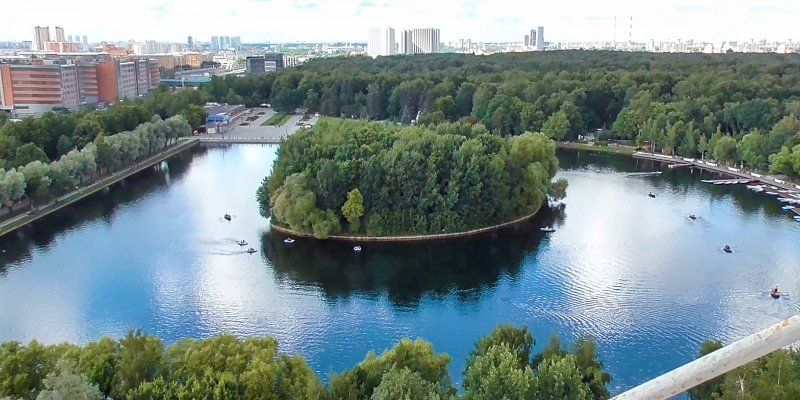 Тест-драйв парков Москвы: Измайловский парк с высоты птичьего полета