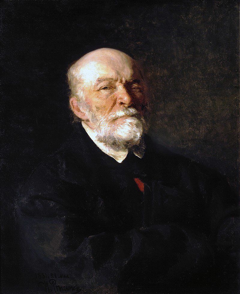 И. Репин. Портрет Николая Пирогова. 1881 год