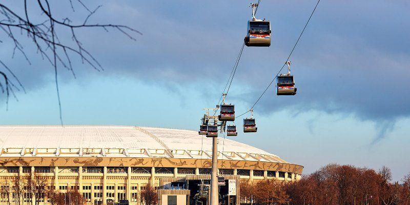 Бесплатно прокатиться на канатной дороге над Москвой-рекой можно будет 10 декабря
