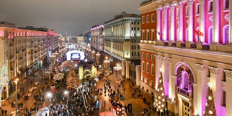 Один миллион просмотров: жители каких стран посмотрели онлайн-трансляцию новогоднего праздника в Москве