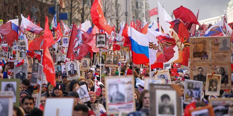 Более миллиона человек приняли участие в шествии Бессмертного полка