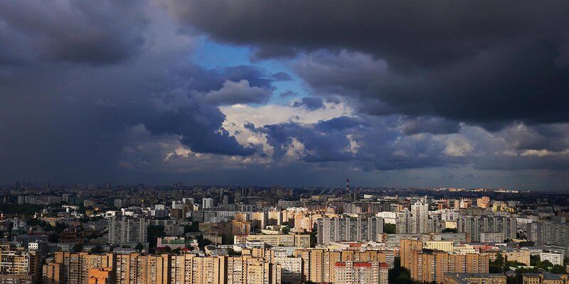 В Москве прогнозируют ливни и грозы