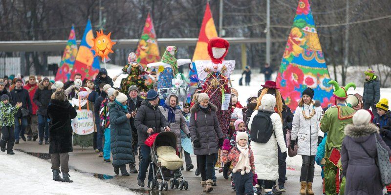 Более 600 человек отметили Масленицу в Московском дворце пионеров