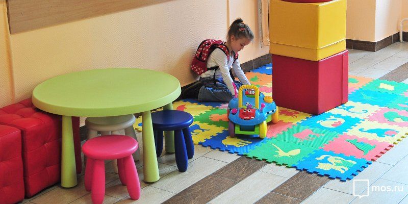 Благодаря «активным москвичам» в детских поликлиниках появились игровые пространства
