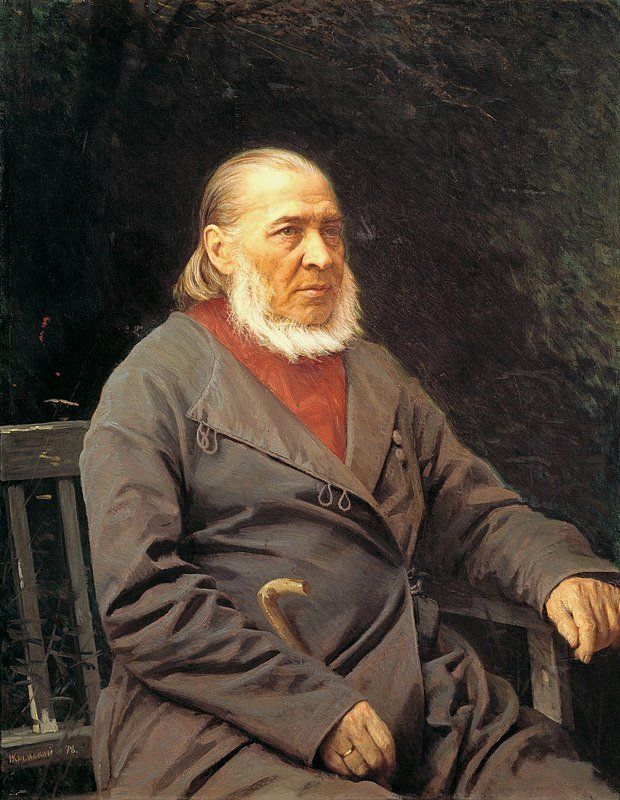 И. Крамской. Портрет Сергея Аксакова. 1878 год
