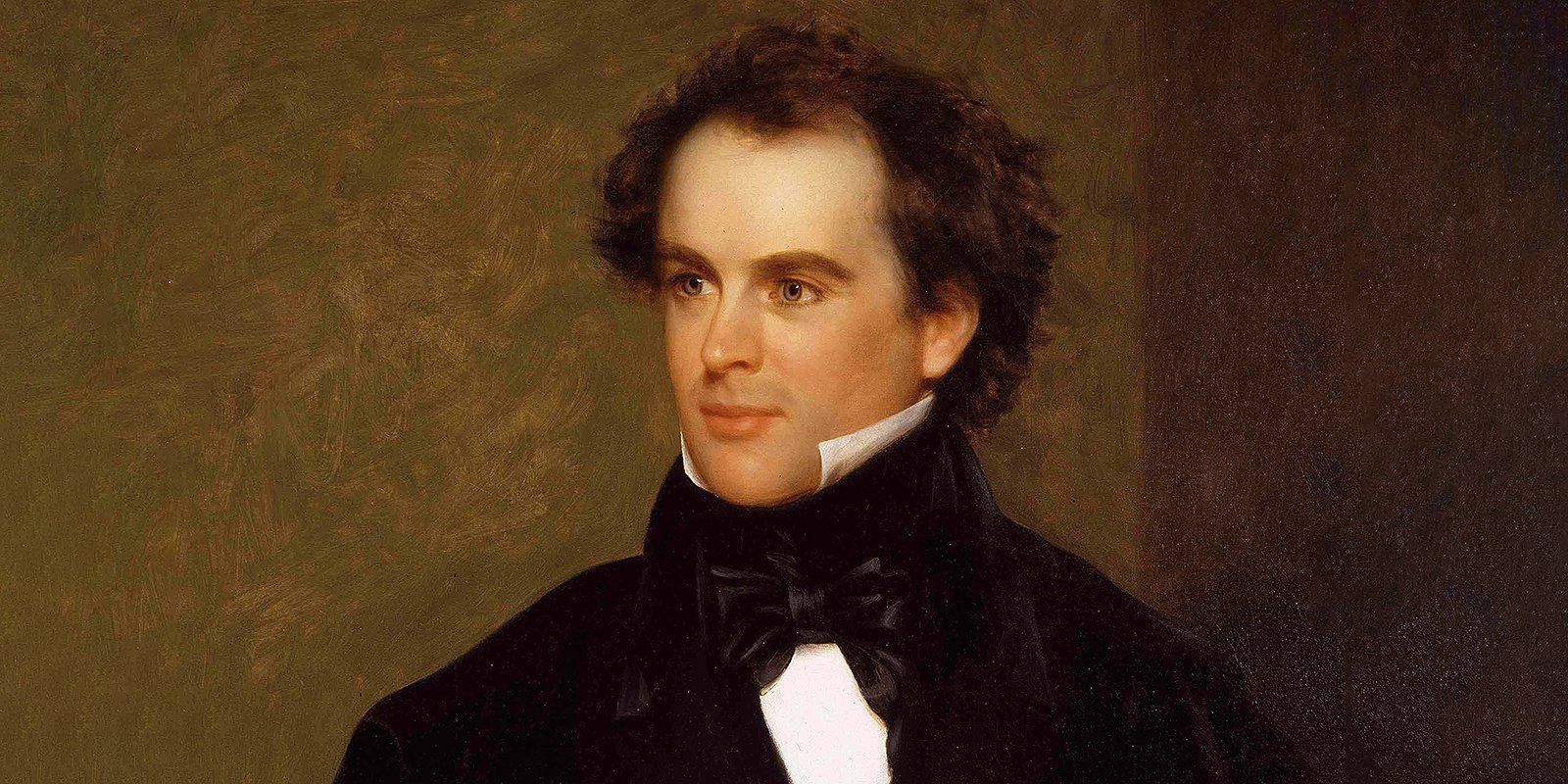 Ч. Осгуд. Портрет Натаниэля Готорна. 1841 год