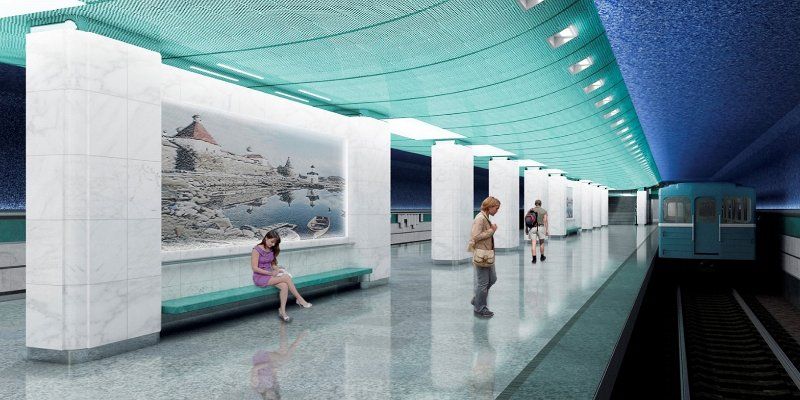 Станцию метро «Беломорская» планируется открыть до конца года
