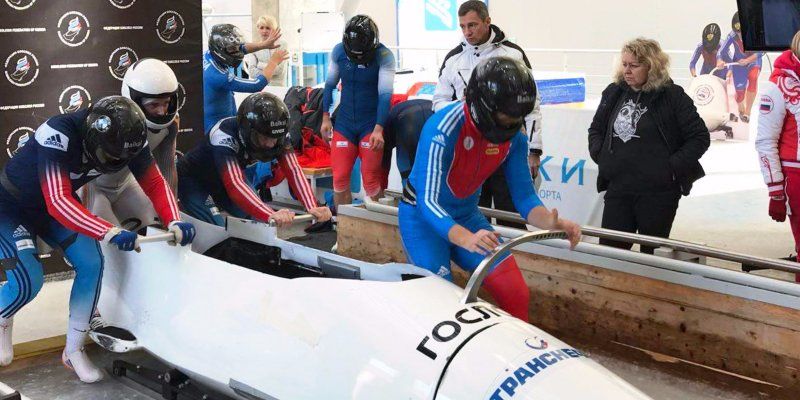 Московские бобслеисты завоевали семь медалей на Кубке России