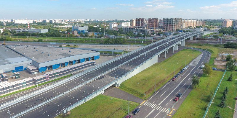 В 2017 году в Москве построили 124 километра дорог