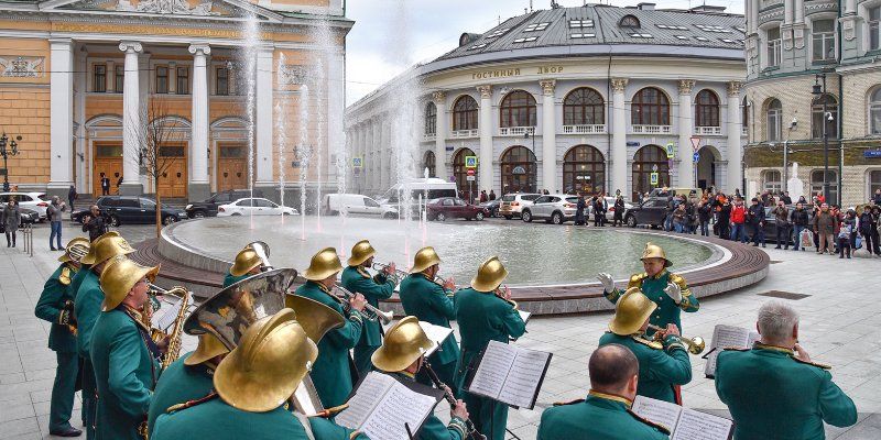 В Москве открыт сезон фонтанов