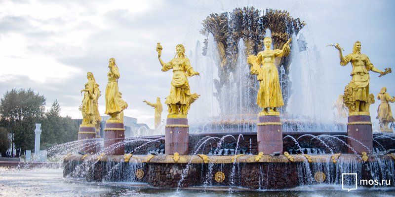 Сезон фонтанов в Москве закроют 1 октября