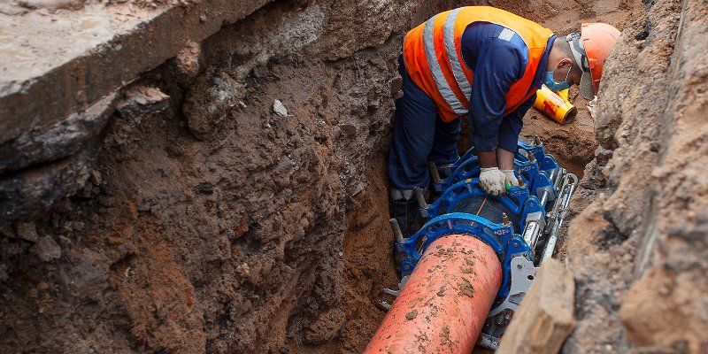 В Щукине проводится реконструкция газопровода
