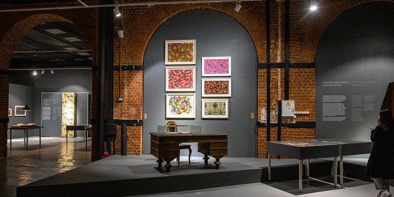 Moscow textiles celebrate 150th anniversary. Curator's guide to Moscow Fabrics exhibition