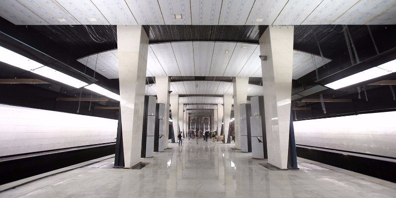 Станция метро «Шелепиха» готова на 95 процентов
