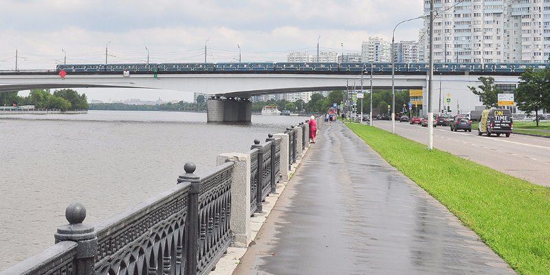 Nagatinsky metro bridge: From wooden Moscow to the city of the future