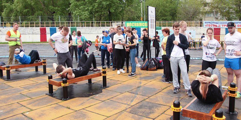 В столице прошел весенний фестиваль ГТО
