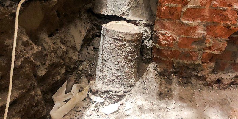 Старинные каретные тумбы нашли во время реставрации особняка Рутковских