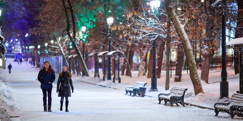 Ночью в столице ожидается мокрый снег и сильный ветер