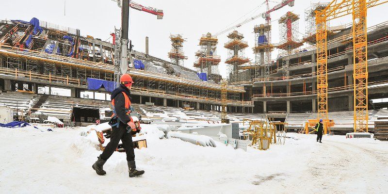 В Стройкомплексе создан штаб по ликвидации последствий снегопада