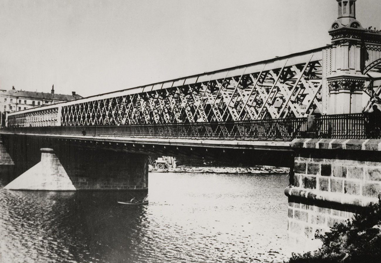 Старый  Крымский мост. Автор Н. Грановский. 1920-е годы. Главархив Москвы