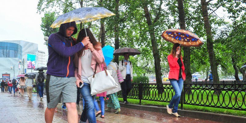 В Москве ожидаются гроза и сильный ветер