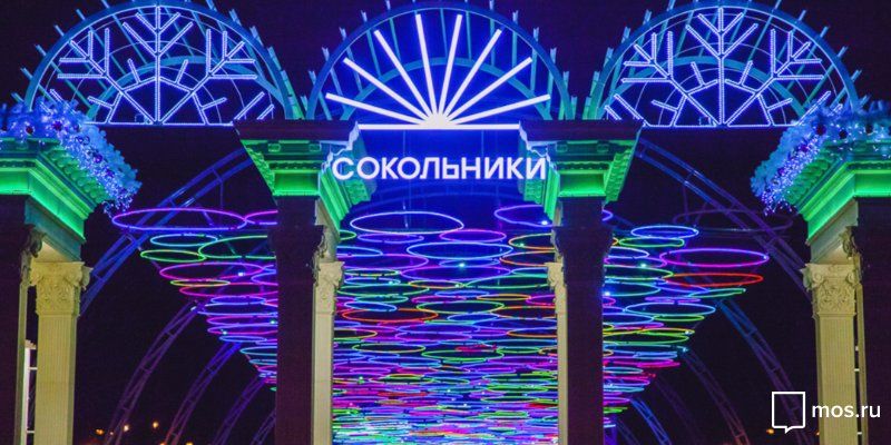 Зимой в «Сокольниках» появятся лесной каток и ледяной конструктор